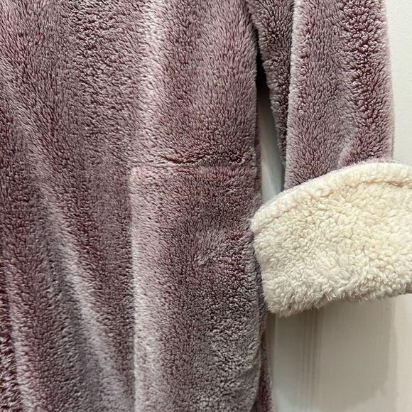 Natori Plush Front Zip Robe Size S - Picture 5 of 7